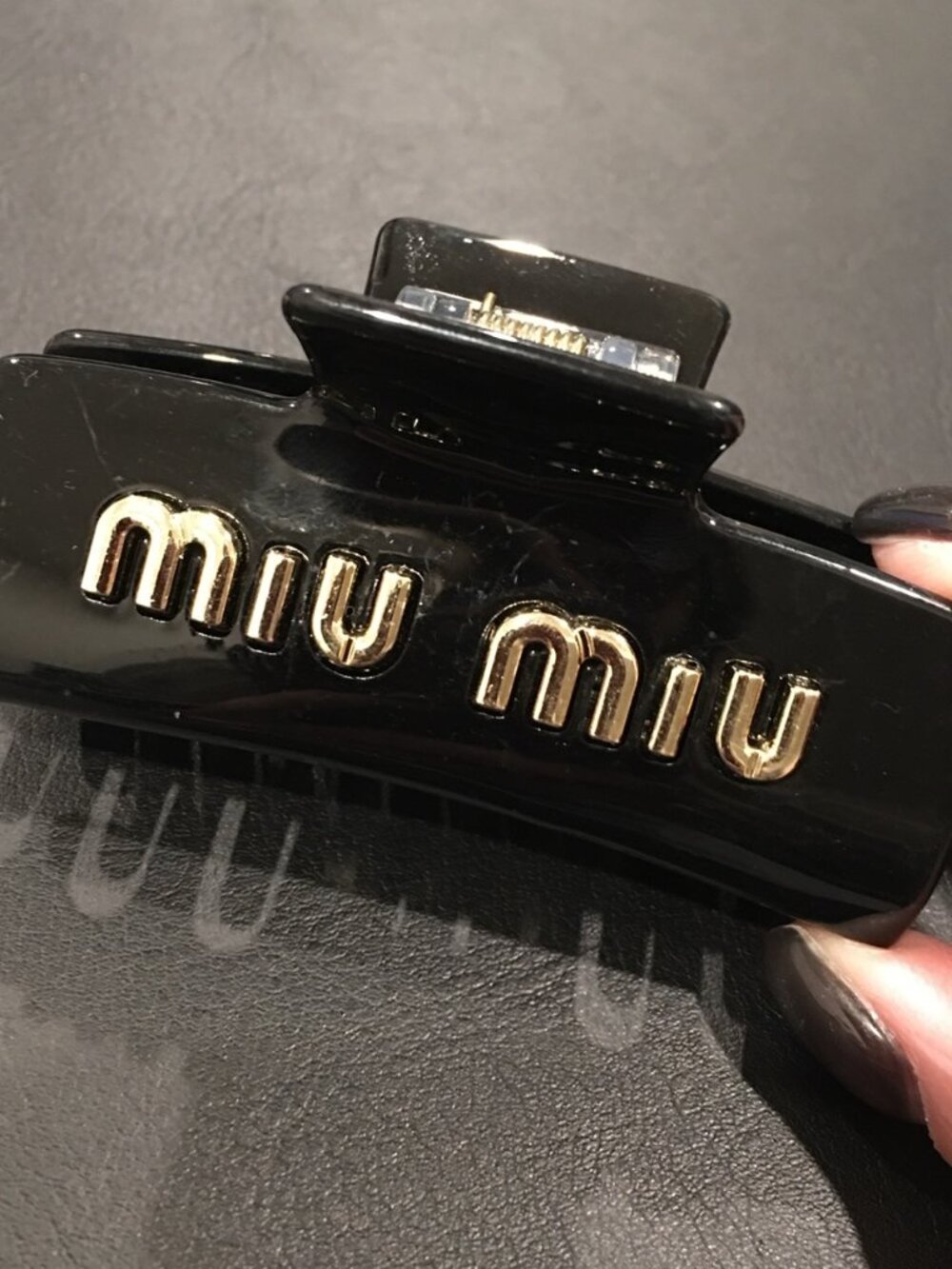 MIU MIU Hair Claw